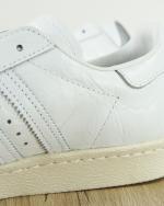  Adidas Originals Trefoil Scarpe Sportive Sneakers Superstar 80S FTWR Bianco 