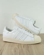  Adidas Originals Trefoil Scarpe Sportive Sneakers Superstar 80S FTWR Bianco 