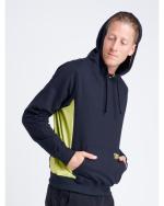 Felpa Cappuccio Hoodie UOMO Leone 1947 Nero 2021 College Ash Pullover 