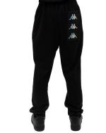 sports suit trousers KAPPA 222 BANDA 10 VALTEN Brushed Cotton with pockets Sport Street man Black