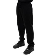 sports suit trousers KAPPA 222 BANDA 10 VALTEN Brushed Cotton with pockets Sport Street man Black