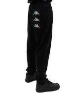 sports suit trousers KAPPA 222 BANDA 10 VALTEN Brushed Cotton with pockets Sport Street man Black