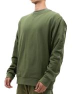 Crewneck sweatshirt Pullover kappa Banda 222 10 ENIKO Brushed cotton Man Green Parsley
