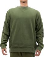 Crewneck sweatshirt Pullover kappa Banda 222 10 ENIKO Brushed cotton Man Green Parsley
