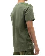T-shirt Kappa Banda 222 10 LOVELY Cotton Crewneck man short sleeves Parsley Green