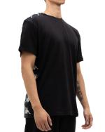 T-Shirt Kappa Banda 222 10 LOVELY Cotton black man short sleeves