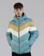 Bomber-Daunenjacke Kappa AMARITO 2 SHORT Türkis Mann