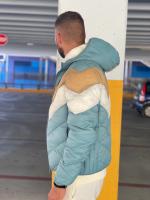 Bomber-Daunenjacke Kappa AMARITO 2 SHORT Türkis Mann