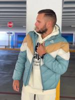 Bomber-Daunenjacke Kappa AMARITO 2 SHORT Türkis Mann