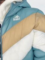 Bomber-Daunenjacke Kappa AMARITO 2 SHORT Türkis Mann