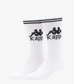  Calze calzini Socks Unisex Kappa Bianco ASTER 3PACK mezza gamba 