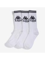  Calze calzini Socks Unisex Kappa Bianco ASTER 3PACK mezza gamba 