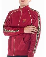  Tuta Intera Completa UOMO Leone 1947 full zip GOLD Rosso Cotone Felpato 