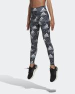 pants leggings Adidas Brand Love 7/8 Tights Running gym Black White WOMAN