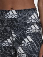 pants leggings Adidas Brand Love 7/8 Tights Running gym Black White WOMAN