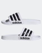  Ciabatte Gomma Doccia Flip Flops UOMO Adidas Bianco Nero ADILETTE SHOWER 
