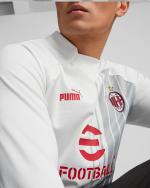 Trainings-Sweatshirt Ac Milan Puma Stadium Pre match Sweat herren WEISS Polyester AWAY 2023