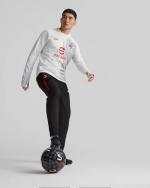 Trainings-Sweatshirt Ac Milan Puma Stadium Pre match Sweat herren WEISS Polyester AWAY 2023