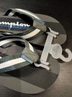  Ciabatte Infradito Mare Piscina UOMO Champion Nero WEB EVO Flip Flop Slipper 