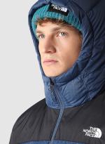 Duvet Jacket The North Face DIABLO Hooded Piuma D goose Blue man