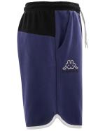 Sport shorts kappa LOGO ELE Men\'s brushed cotton with pockets Blue Print Black