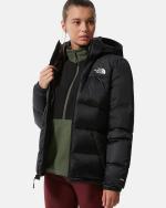 Down Jacket Jacket The North Face DIABLO Hooded Goose Feather WOMAN BLACK