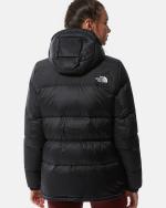 Down Jacket Jacket The North Face DIABLO Hooded Goose Feather WOMAN BLACK