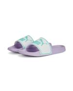 Slippers sea beach rubber pool shower Puma Leadcat 2.0 Unisex purple White