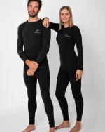 REUSCH Underwear Set Technical BASE LAYERS Suit Kit Black unisex