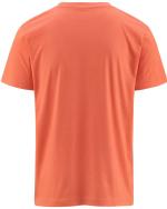  T-shirt maglia maglietta UOMO Kappa Arancione Camelia Cotone Logo Cafers 