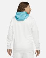 Sport suit jacket Nike Sportswear Sportswear Repeat hood full zip Polyester White Blue