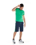 Complete leisure kit Man set t-shirt bermuda Academy 1947 Green Blue