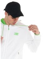  Tuta Intera Completa UOMO Leone 1947 Sporty Fluo Hoodie Bianco Verde nero 