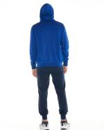  Tuta Intera Completa UOMO Leone 1947 Sporty Fluo Hoodie Blu Royal con tasche 