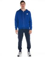  Tuta Intera Completa UOMO Leone 1947 Sporty Fluo Hoodie Blu Royal con tasche 