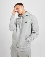  Giacca Felpa cappuccio UOMO Nike Grigio CLUB DT HOODIE FZ BB Cotone 