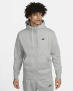  Giacca Felpa cappuccio UOMO Nike Grigio CLUB DT HOODIE FZ BB Cotone 