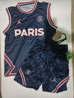  PSG Jordan Completo allenamento Training Smanicato pantaloncini UOMO Blu 2023 