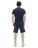 Complete leisure kit Man set t-shirt bermuda Gold Blue Navy