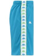  Pantaloncini Shorts UOMO Kappa Banda 222 TREADSI Azzurro Poliestere Cotone 