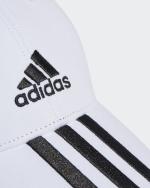  Adidas Cappello Berretto Bianco Cotone 3 stripes Baseball Sportswear lifestyle 