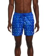 Badeanzug Meer Schwimmbad Shorts Nike Shorts Swim Volley Swoosh 5 Man Royal