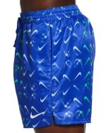 Badeanzug Meer Schwimmbad Shorts Nike Shorts Swim Volley Swoosh 5 Man Royal
