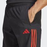 MANCHESTER UNITED MUFC Sports Shorts Adidas Men Tiro 23 Downtime Zip Pockets Microfiber 2023 24 Black