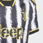  Juventus Adidas Maglia Calcio Ragazzo Bambino Bianco Nero 2023 24 Home 