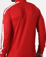  Felpa Allenamento Training Top UOMO Adidas Rosso Squadra 21 Mezza zip 