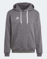  Felpa Cappuccio Hoodie UOMO Adidas ENTRADA 22 SWEAT Grigio Tasche senza zip 