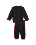 Tracksuit Complete baby boy AC MILAN Puma baby Jogger Brushed Cotton french terry 2023 24 Black