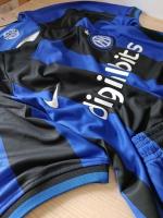  Inter fc Nike Completo Calcio kit set Nero Azzurro 2022 23 Home Replica 