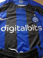  Inter fc Nike Completo Calcio kit set Nero Azzurro 2022 23 Home Replica 
